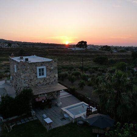 Traditional Kos Villa With Swimming Pool, Lawn Yard And Bbq Exterior foto