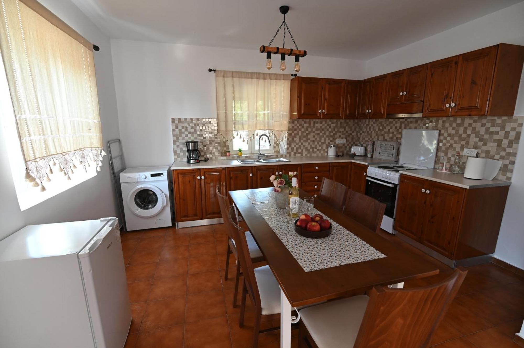 Traditional Kos Villa With Swimming Pool, Lawn Yard And Bbq Exterior foto