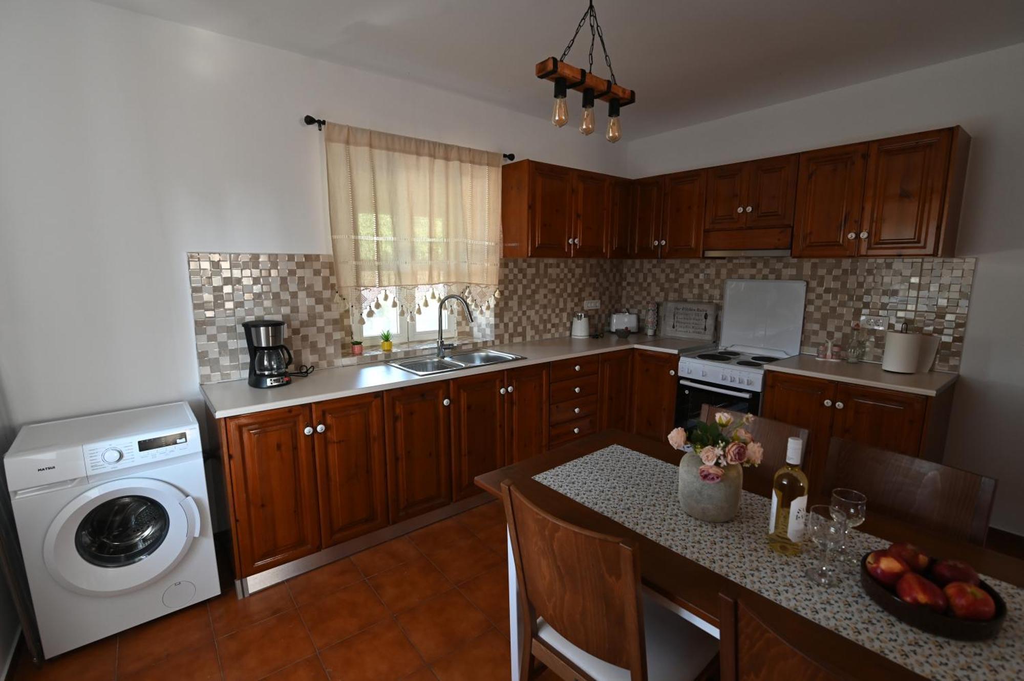 Traditional Kos Villa With Swimming Pool, Lawn Yard And Bbq Exterior foto